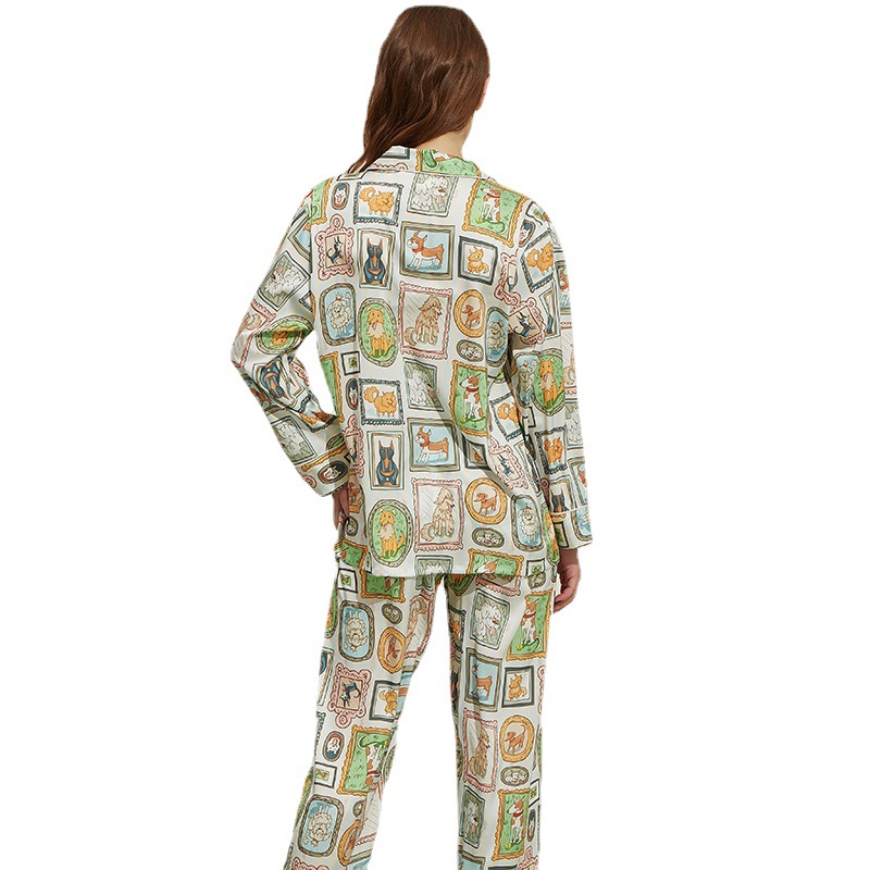 Ladies' Fashion Pajamas Spring And Autumn Homewear