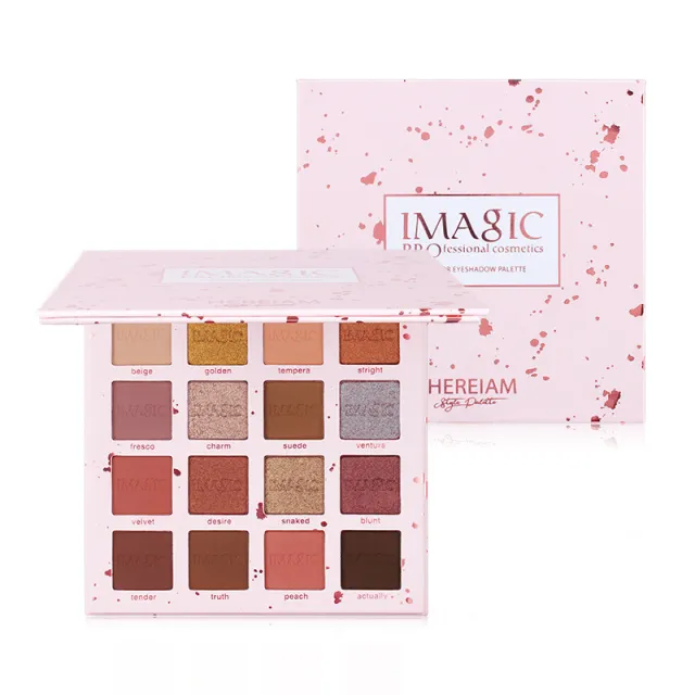 Eyeshadow Palette Enchanting Eyes Matte Pearlescent Pink Mist Girl Plate - Shop at LoveMi