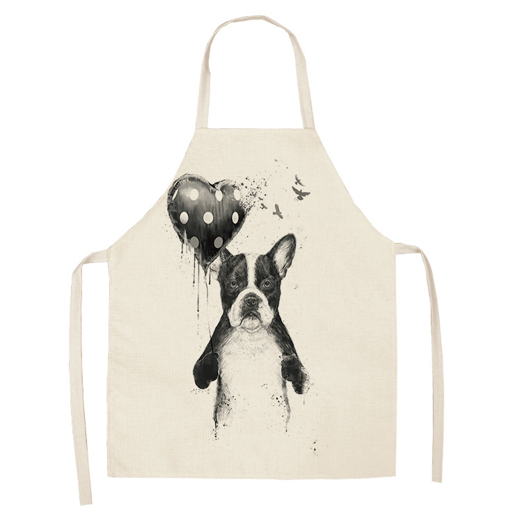 Title 4, Cotton linen cartoon dog apron