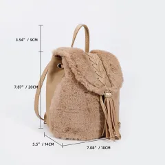 European And American Shoulder Bag Girls In Autumn And Winter - Khaki - View 1