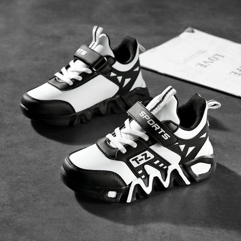 Autumn And Winter Middle School Boys'' Basketball Shoes Large Cotton