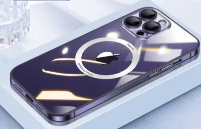 Transparent Phone Case Lens Cover Steel Frame