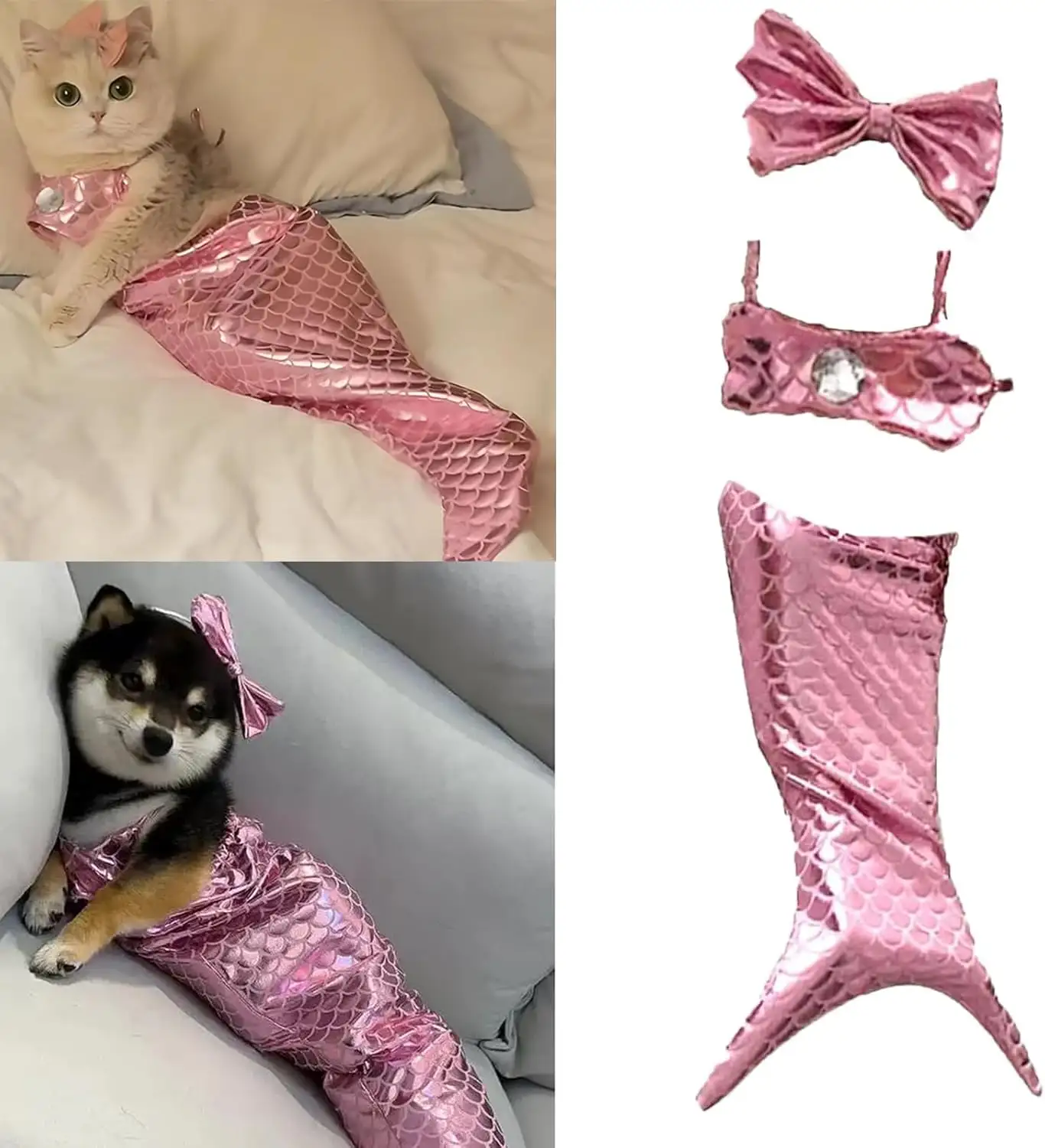 Cat Mermaid Costume Creative And Dog Costumes