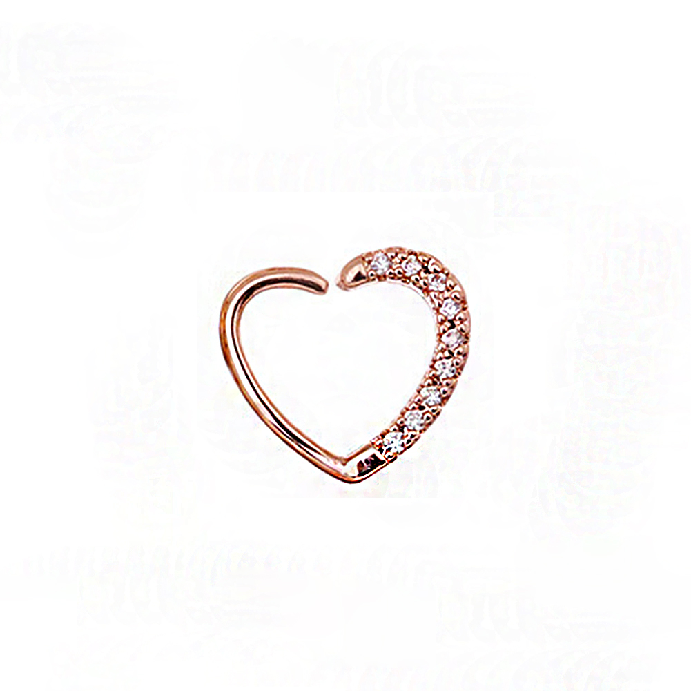 Women's Fashion Cartilaginous Ear Heart-shaped Earrings