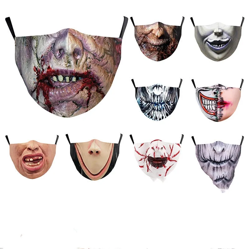 Halloween Carnival Digital Printing Funny Clown Face