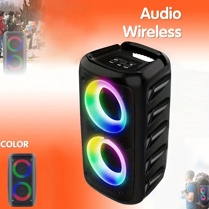 Wireless Speaker With Subwoofer, Large Boombox Speaker, Stereo Speaker, Subwoofe