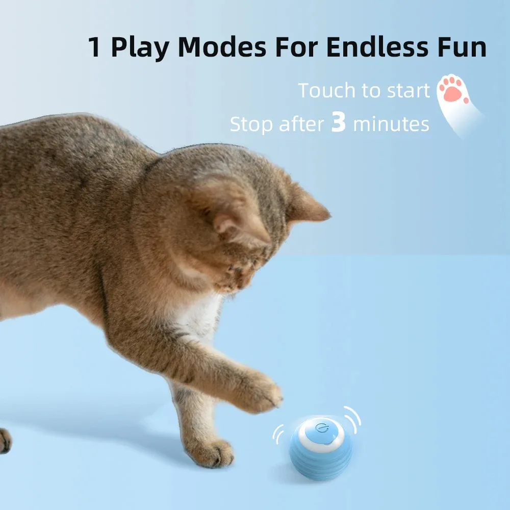 Cat Interactive Ball Smart Cat Dog Toys Electronic Cat