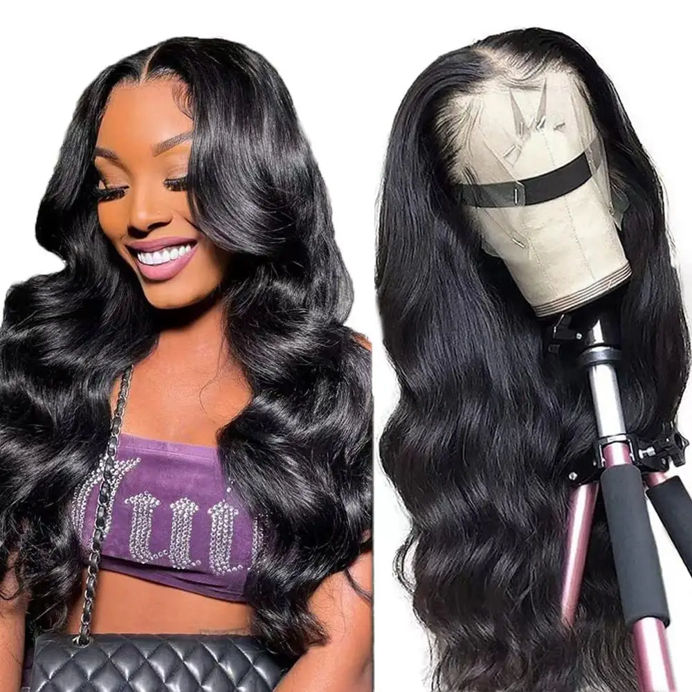 13x4 Lace Front Human Hair Wigs Natural