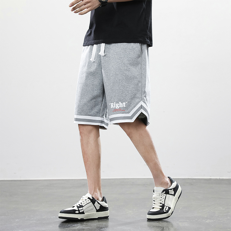 Men's Summer Loose Letter Print Casual Shorts - 16