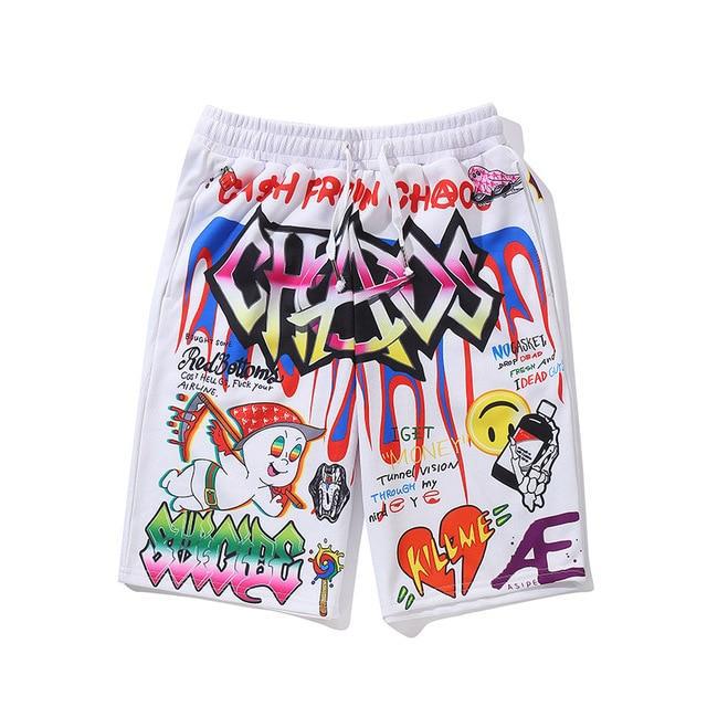 Hip-hop Anime Youth Fashion 5-point Pants