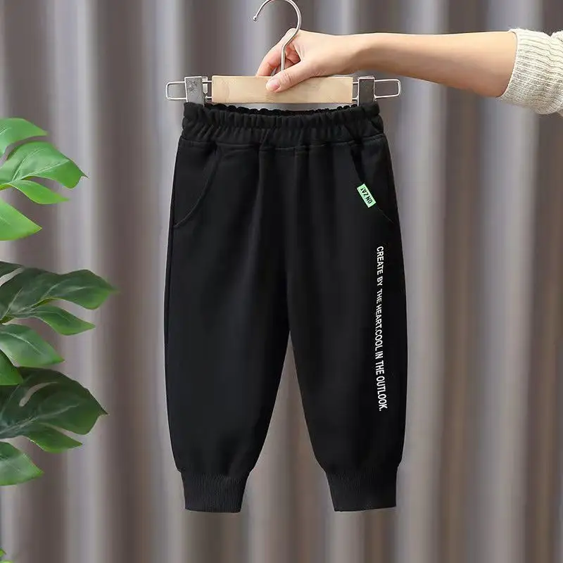 Western Style Autumn Trousers Boy Winter Sports and Leisure