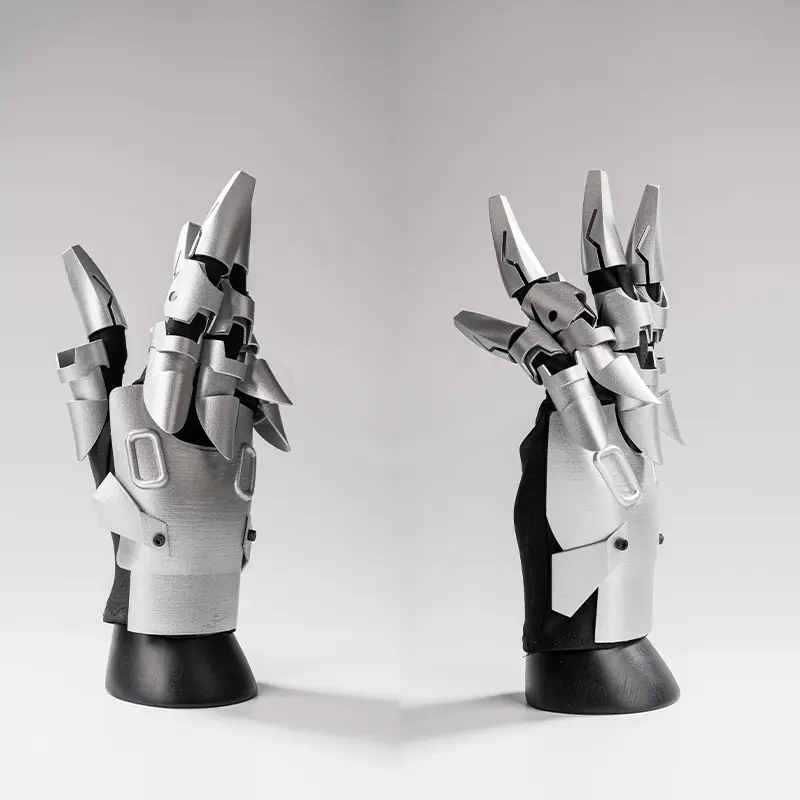 Punk Mechanical Knight Hand Armour Men's And Women's Gloves
