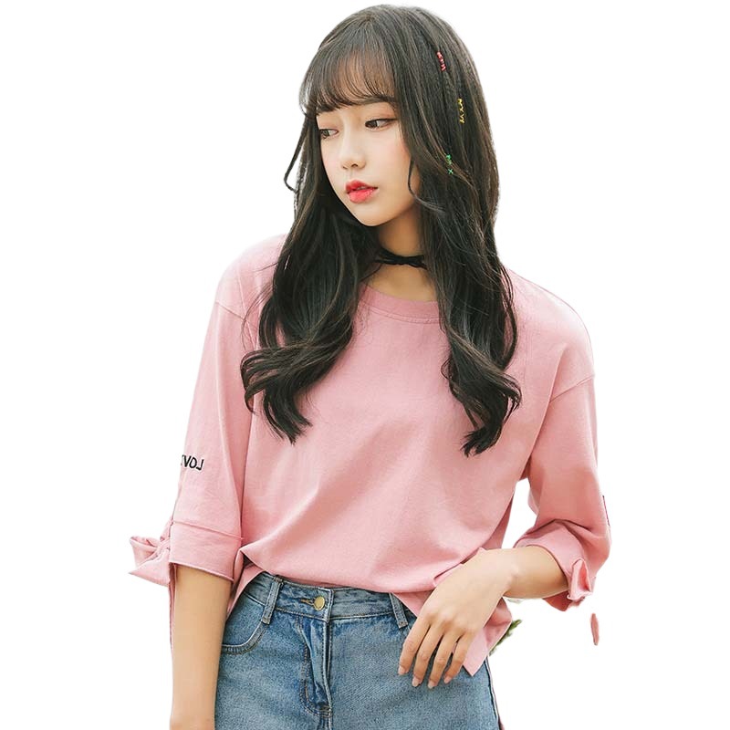 College Style Loose Cute Soft Girl Middle School Student