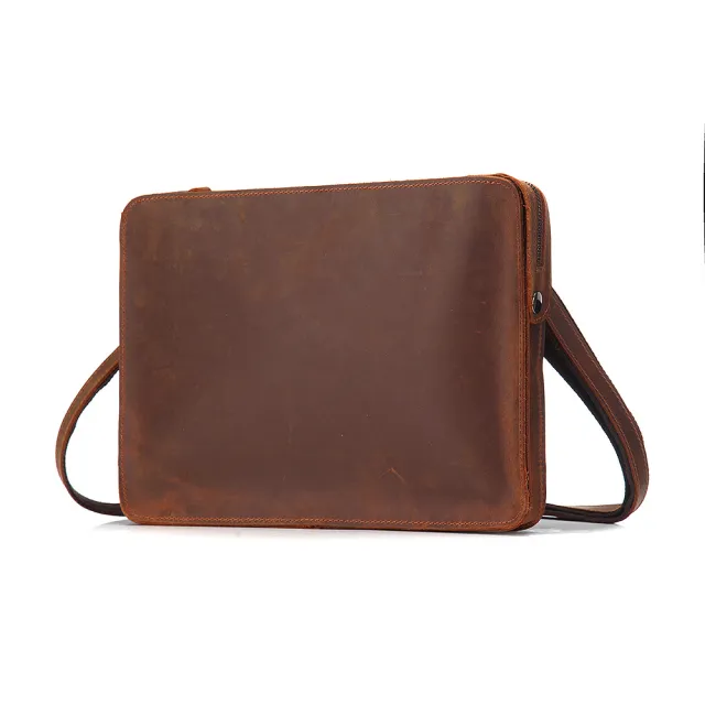 Vintage Leather Shoulder Crossbody Bag Brown - Shop at LoveMi