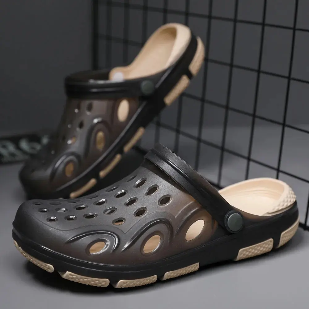 Baotou Sandals Outdoor Wear Half Drag Beach Shoes Men