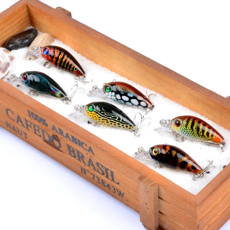 Micro-object 4.5CM Slow Noise Plastic Fake Bait Bass