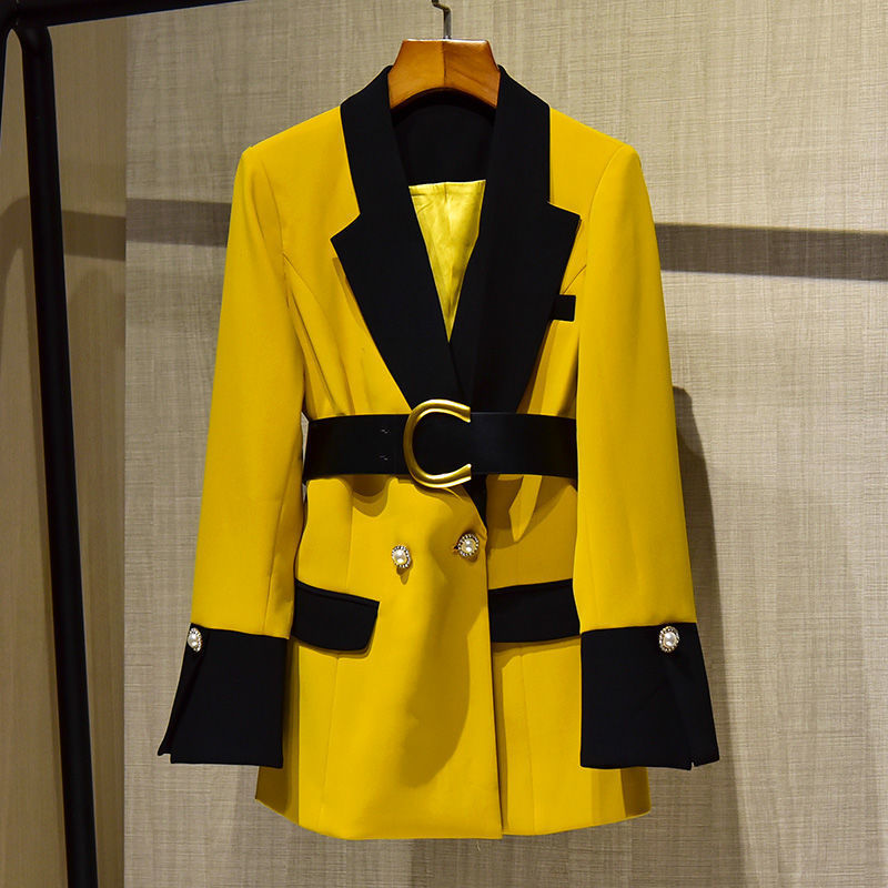 Plus Size Women's Street Fried Suit Suit Female Autumn 