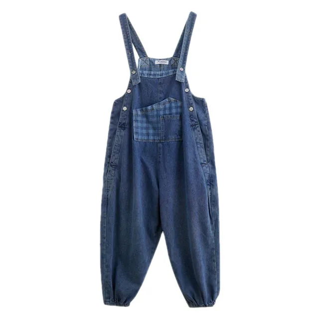 Plus Size Sister Summer Loose And Thin Bloomers Casual Pants Women Blue - Shop at LoveMi