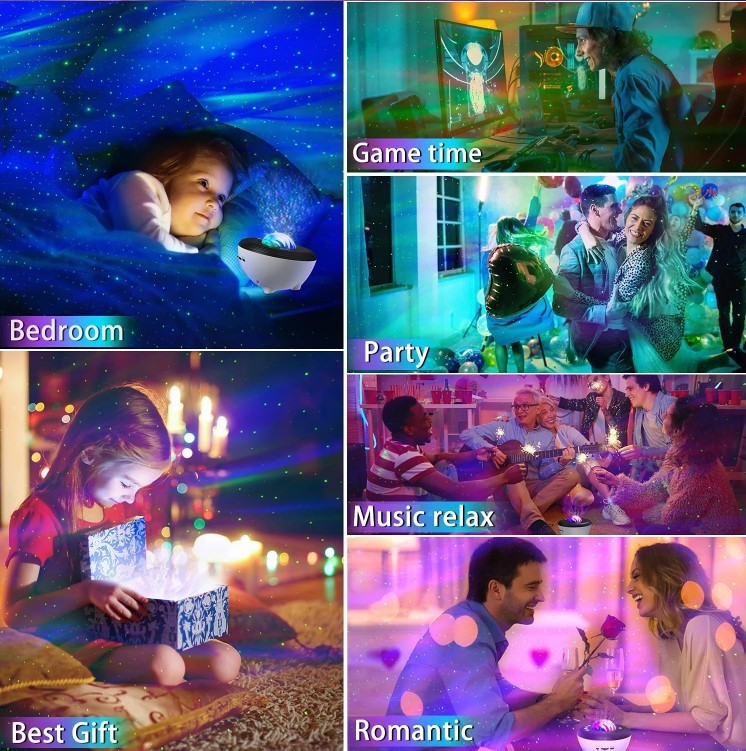 Рог изобилия Северное сияние Музыкальная звезда Лампа для проектора