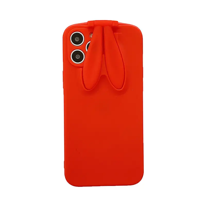Creative Anti-drop Bunny Ear Stand Phone Case