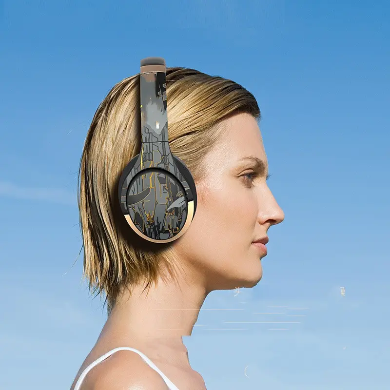 Bluetooth Headphone Head-mounted Active Noise Reduction E-sports
