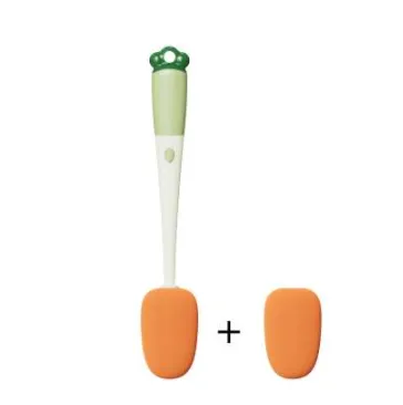 Kitchen 3 In 1 Multifunctional Cleaning Cup Washer Brush Long Handle Carrot Water Bottle Cleaning Brush – image 10
