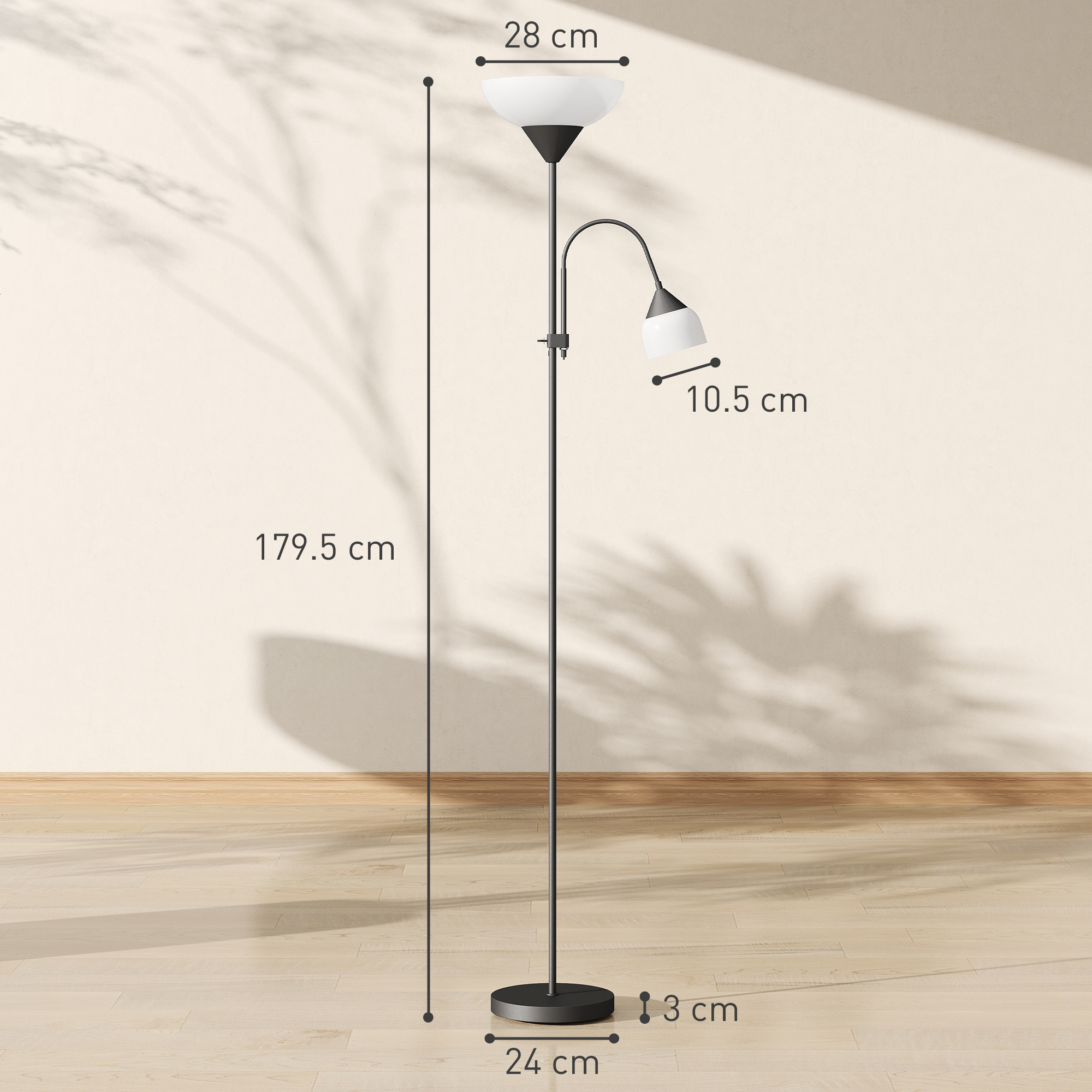 LED Floor Lamp, Suitable For Living Rooms, 180cm High, Mother And Child Shaped — image 2