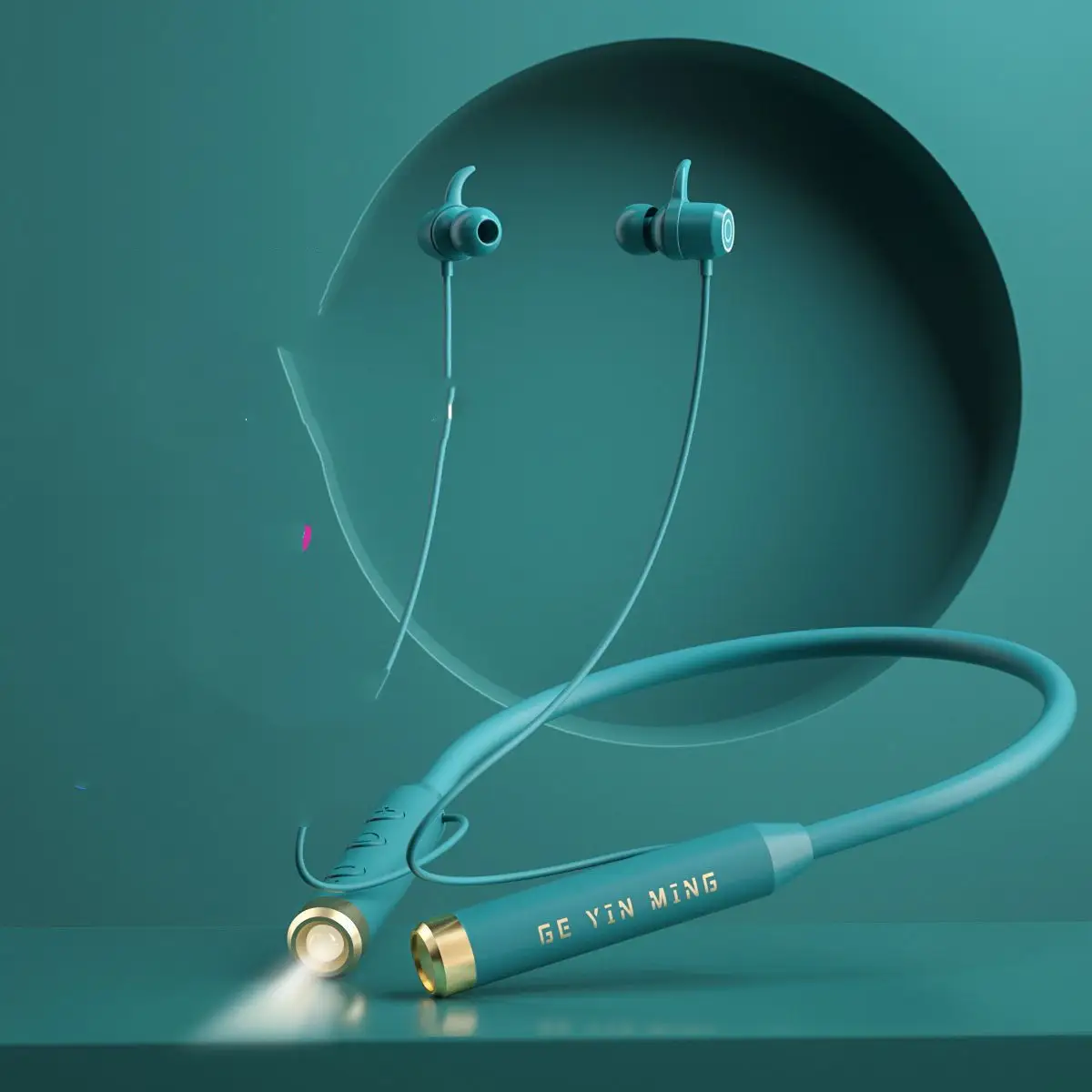 Illuminated Luminous In-ear High-quality Halter Neck