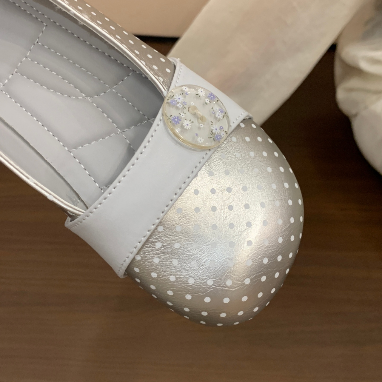 Polka Dot Mary Jane Flats, picture 3 of 4