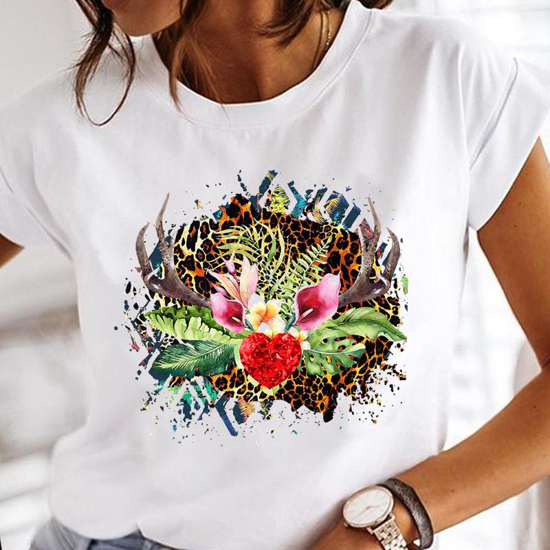 Title 20, Cartoon Dragonfly Sunflower Girl Fashion Top