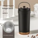 Black 500Ml 316 Seamless Liner