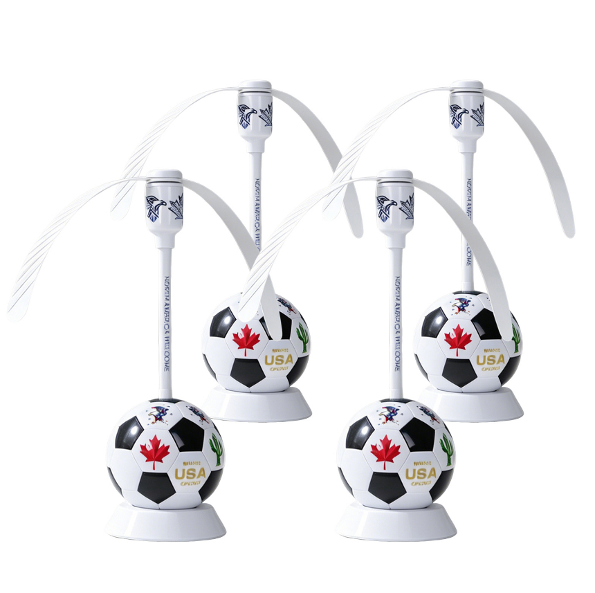 Football Fly Catcher 4 Fans Installed Dry Battery Battery Compartment Without Battery