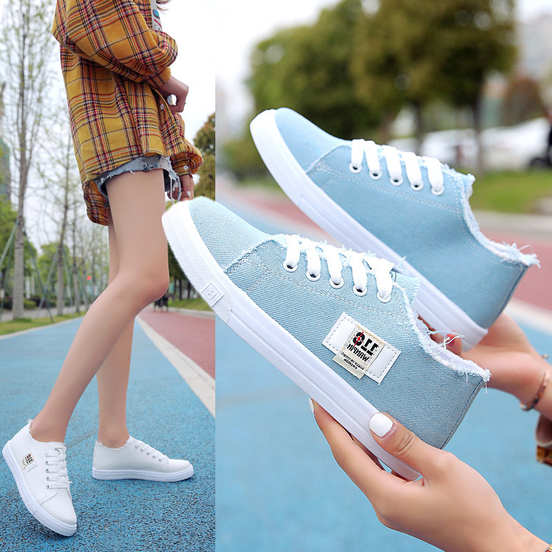 Korean Women's Canvas Shoes Breathable Student Casual Shoes