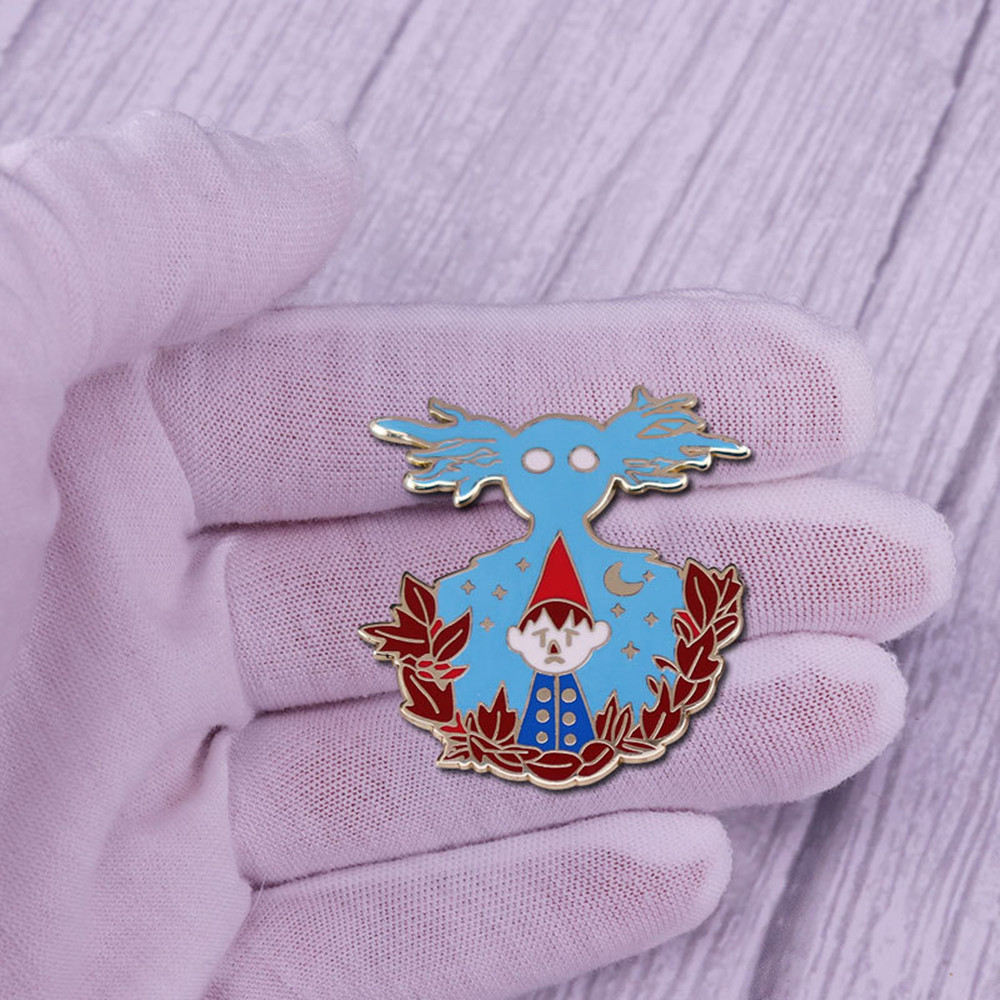 Cartoon Boy and Beast Brooch, picture 3 of 3
