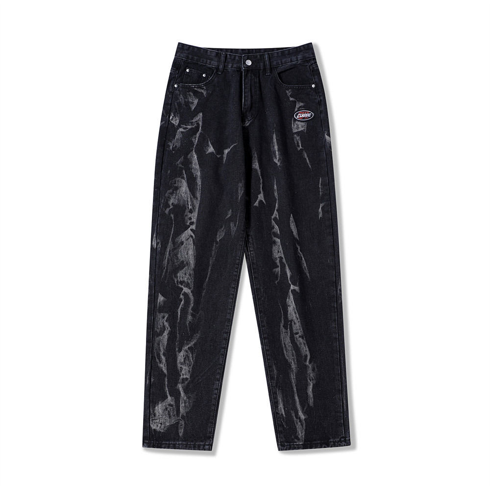 Title 2, Nine Points Trousers featuring Paint Splash-Ink...