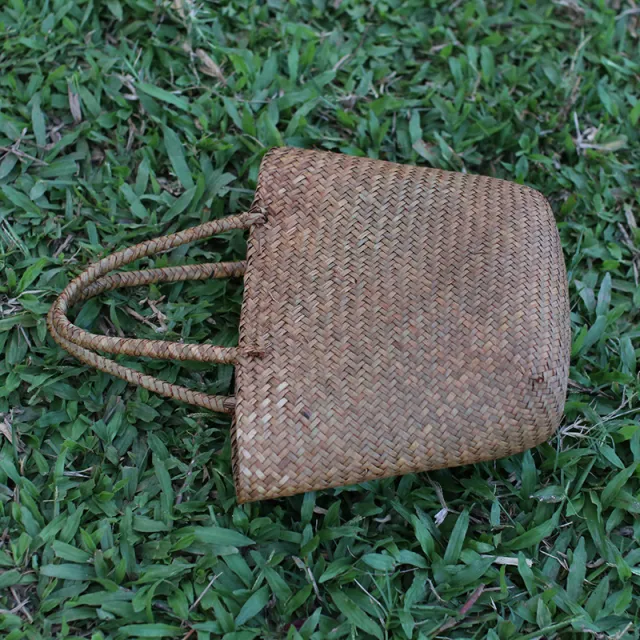 Pastoral Style Handmade Bag Decoration Flower Basket Sea Yellow - Shop at LoveMi