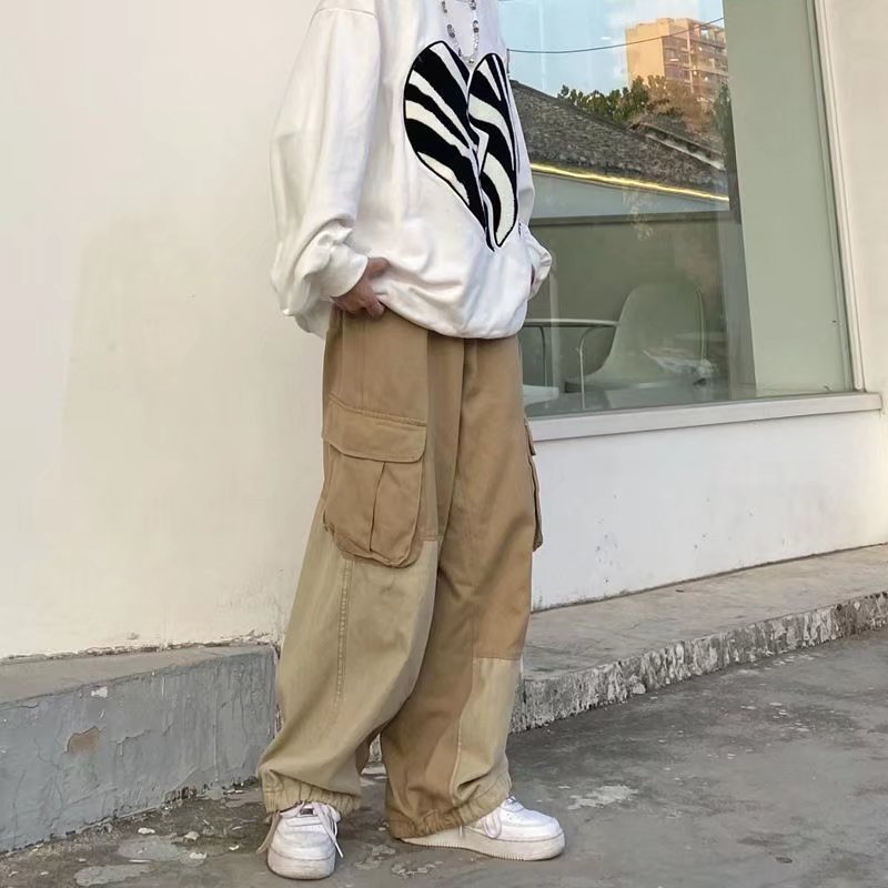 Korean Style Teenage Handsome Straight Pants