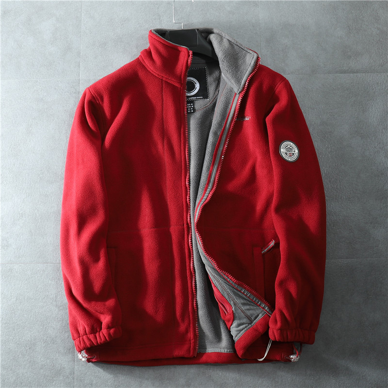 Fall And Winter Men's Warm Fleece Jacket