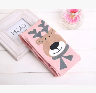 Knitted Padded Fawn Girls Leggings Pink - Shop at LoveMi