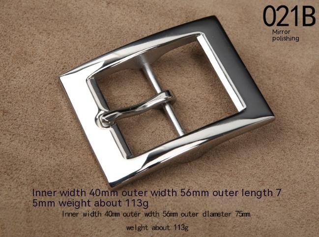 Title 5, Solid Stainless Steel Belt Buckle Pant Belt Par...