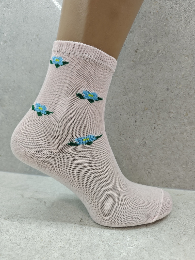 Women’s Floral Cotton Socks 6 12 24 Pairs