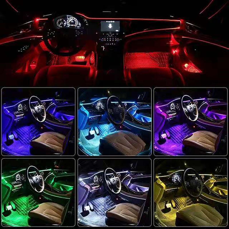 Car USB Atmosphere Light Modification Center Control Instrument Panel — foto 3