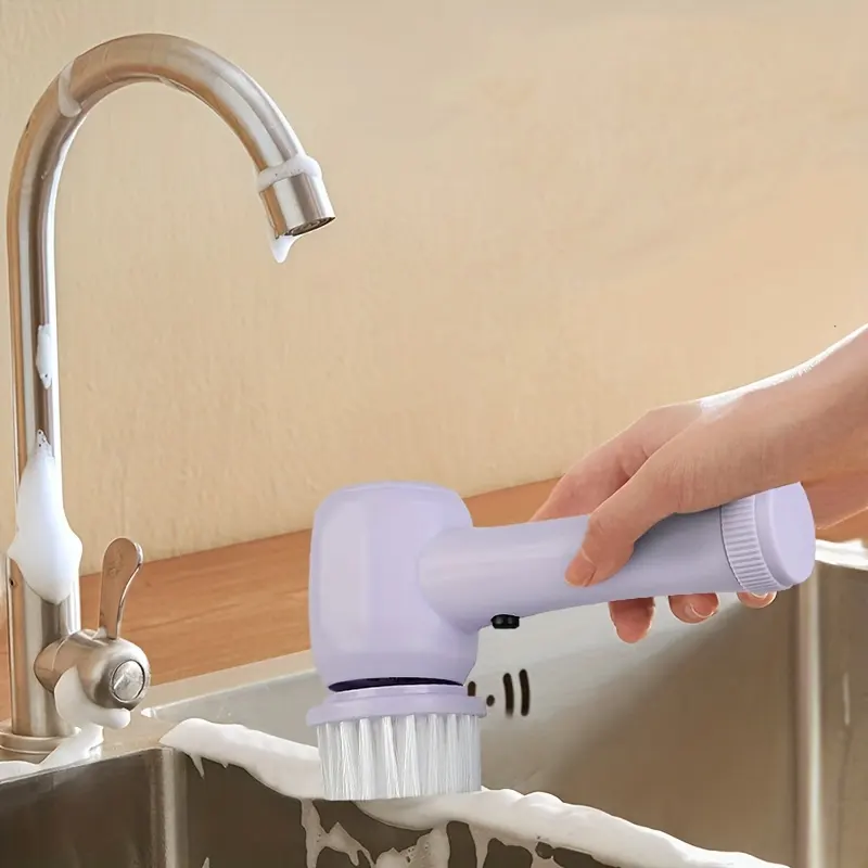 5 in 1 Multifunctional Electric Brush Cleaner Bathroom Sink