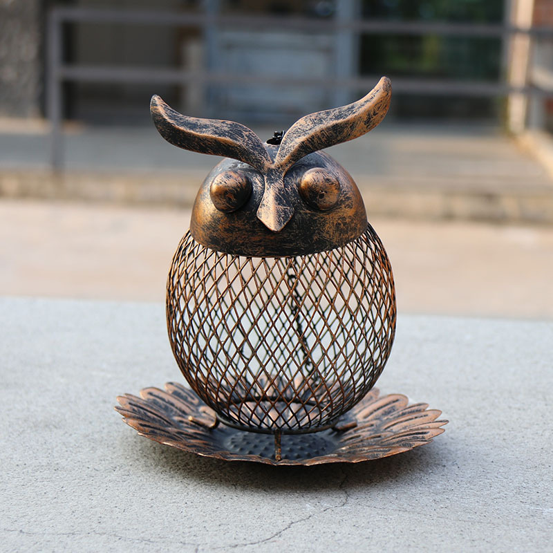 Mangeoire chouette jardin – vue de profil