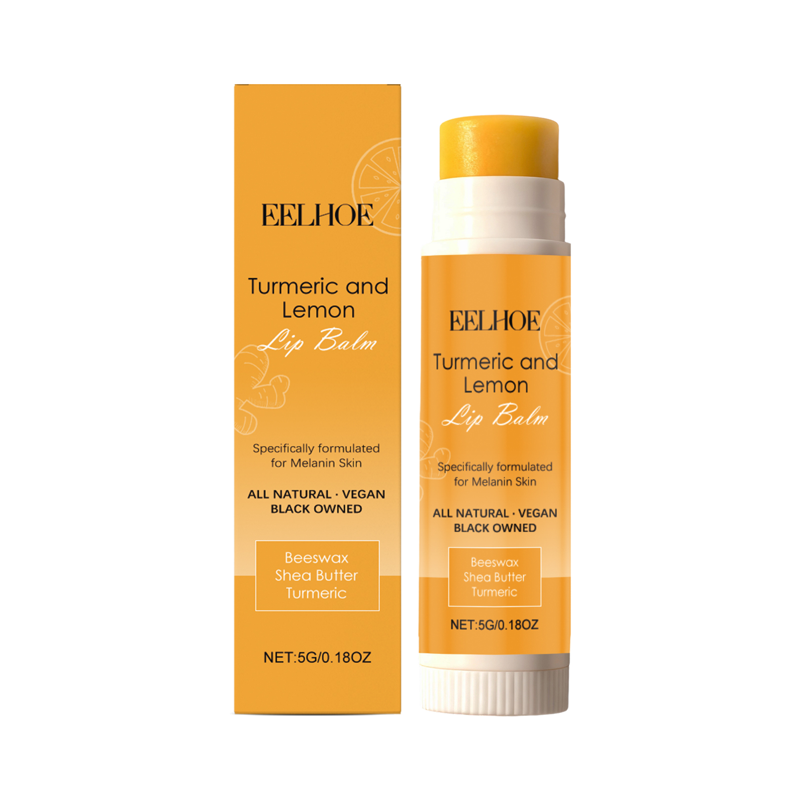 Turmeric Lemon Lipstick 5g 1 Box