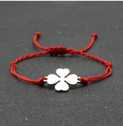 Stainless Steel Love Bracelet Handwoven Simple