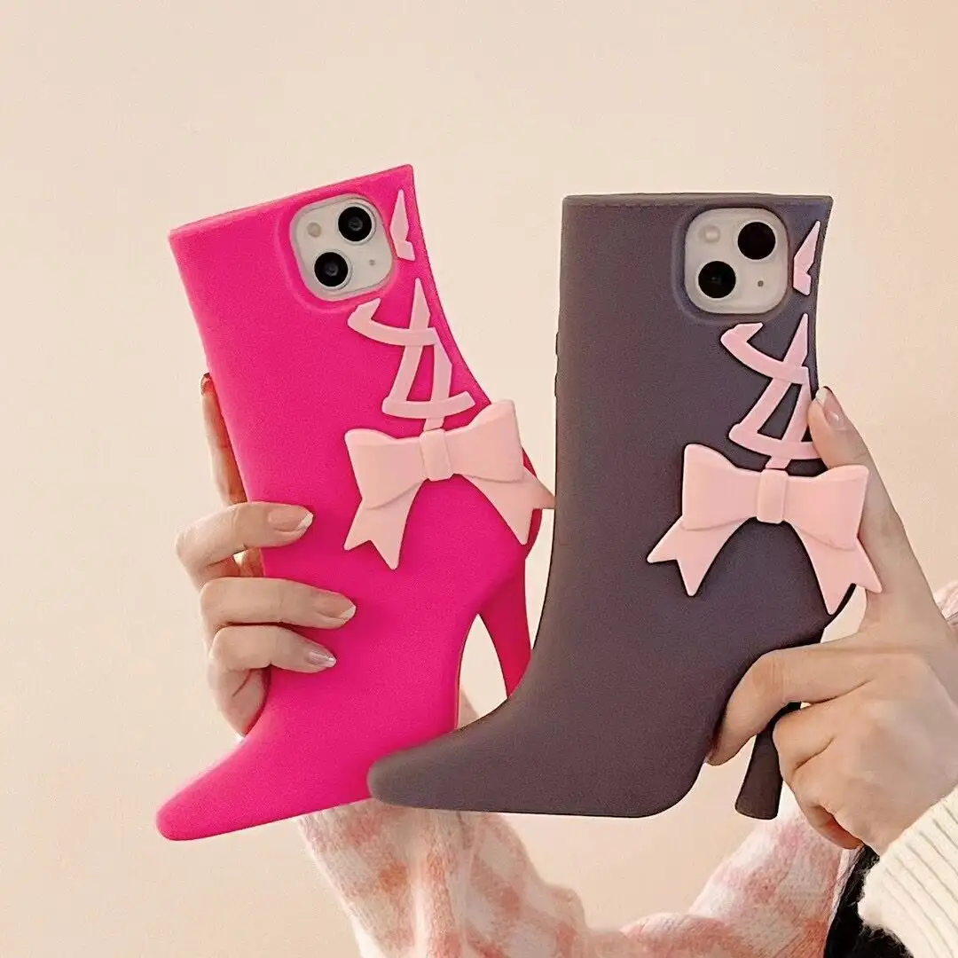 Oucai Tricks High Heel Bow Knot