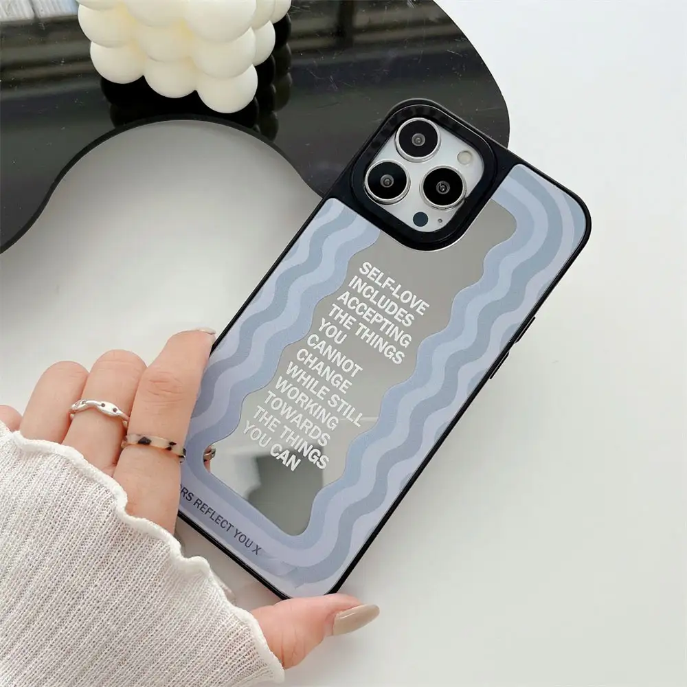 Ins Wind Blue Wave Pattern Phone Case