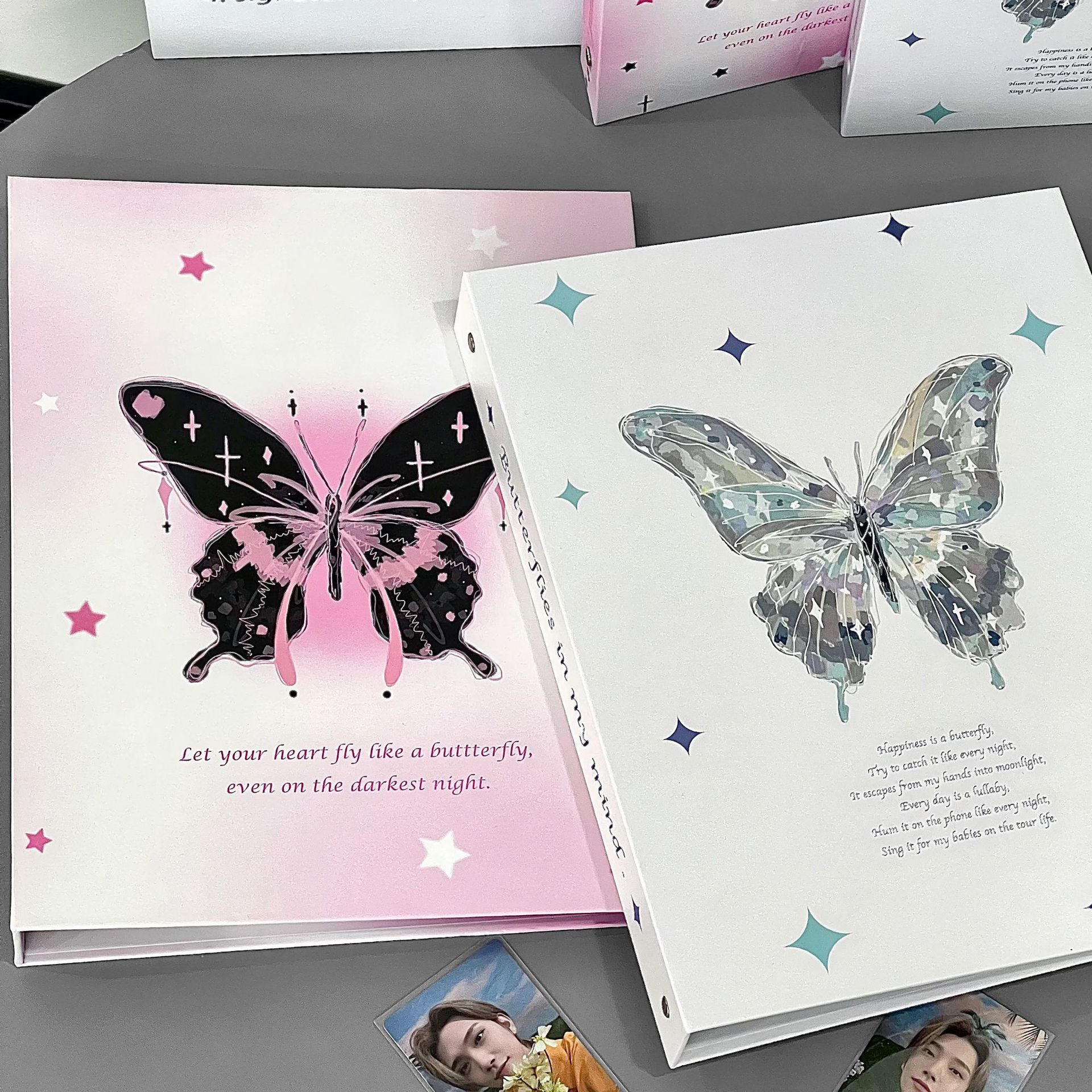 Title 5, Jiugongge Butterfly Large Capacity Card Binder