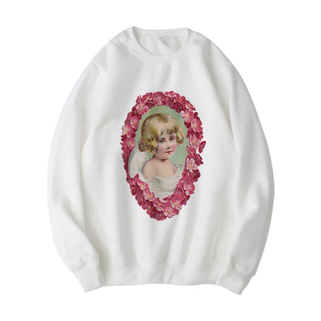 Title 7, Ladies Fashion Victoria Angel Print Long Sleeve...